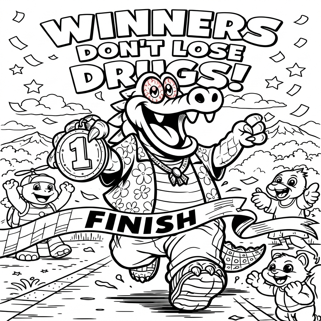 Crackodile Coloring Book